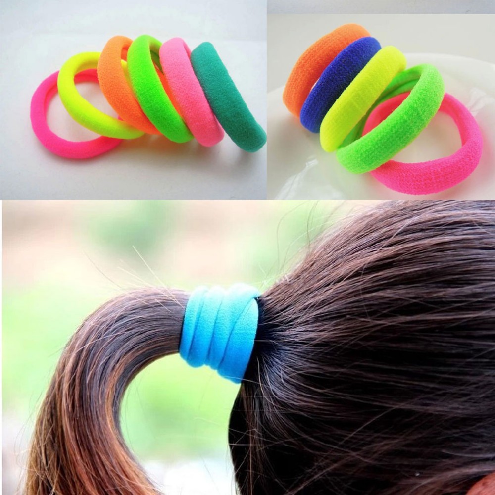 2019 girls womens elastic hair rubber bands fashion sports novelty rubber  band ties hair rope seamless hairband multi colors from emours, $4.86 |