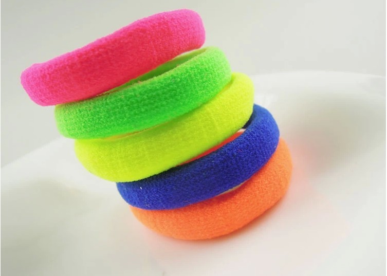 Girls Womens Elastic Hair Rubber Bands Fashion Sports Novelty Rubber