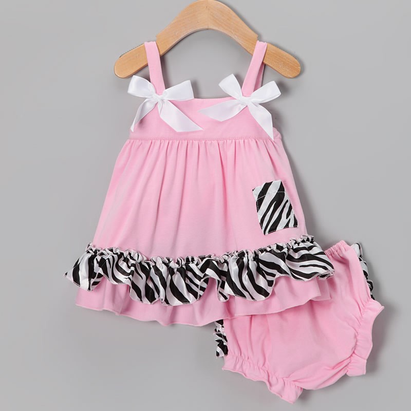 Cute Baby Dress PP Pants TOP QUALITY Baby Clothes Set From Vickycqy, 6