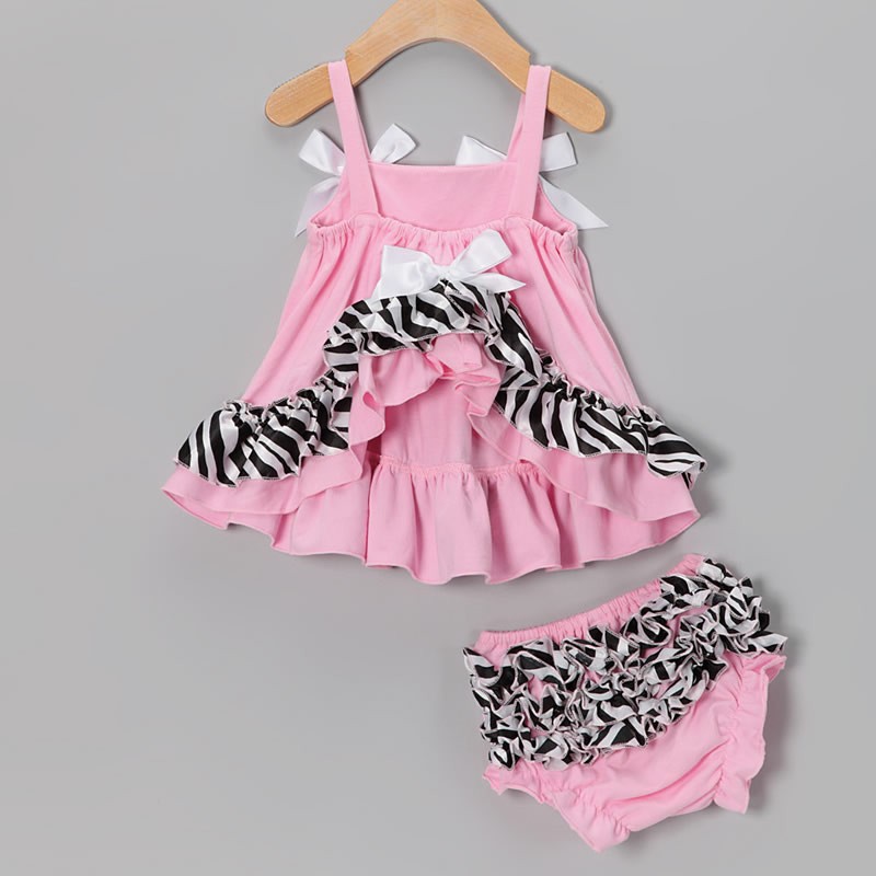 Cute Baby Dress PP Pants TOP QUALITY Baby Clothes Set From Vickycqy, 6