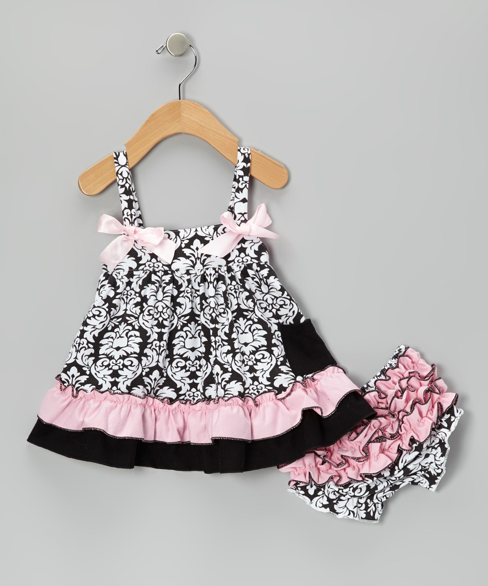 Cute Baby Dress PP Pants TOP QUALITY Baby Clothes Set From Vickycqy, $6 ...