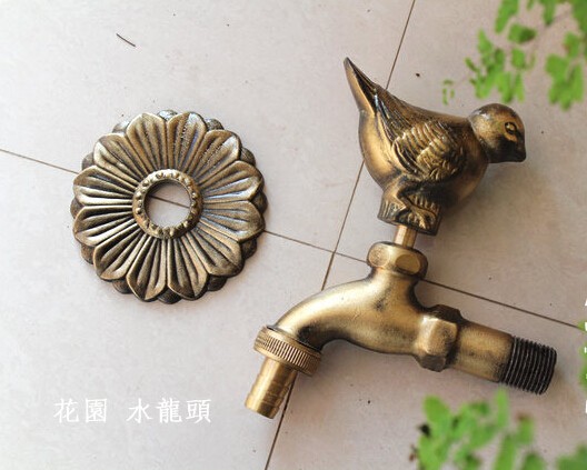 2019 New Decorative Outdoor Faucet Garden Bibcock With Antique Bronze Sparrow Bird Shaped Tap From Koreyoshilb 30 16 Dhgate Com