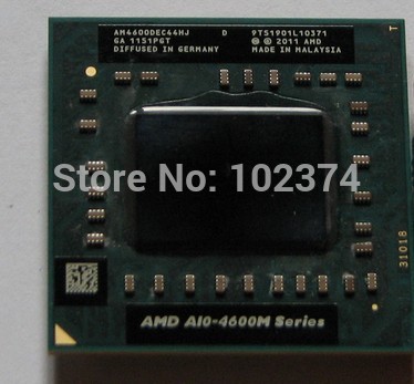 AMD Quad Core A10 4600M 2.3Ghz Socket FS1 A10 4600M AM4600DEC44HJ A10 ...