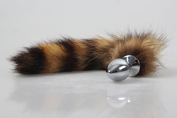 Buttplugs Adult alternative toys metal raccoon tail anal plug raccoon tail butt...