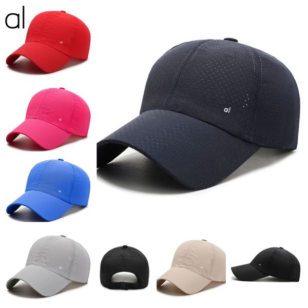 AL-0060 Chapeaux de Yoga casquettes de Baseball pour hommes et femmes mode tissu à séchage rapide chapeau de soleil casquettes plage Sports de plein air couleur unie ombre