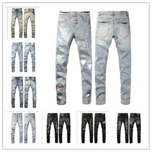 AL-007 Nouveaux Jeans Arrivées Hommes De Luxe Designer Denim Jeans Pantalons Trous Pantalon Biker Vêtements Pour Hommes 2024 Vente Chaude Top