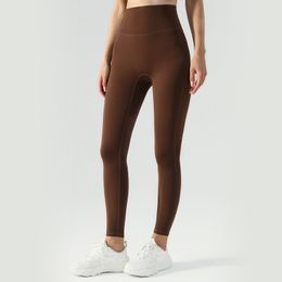 AL-008 Pantalones de yoga de cintura alta para mujeres Push ups de mujeres Leggings Leggings suave y elástico de elevación de cadera Ejercicio para correr