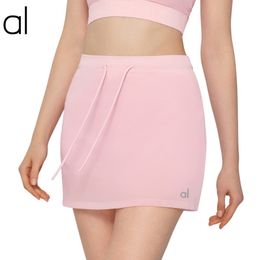 AL-237 Yoga Jupe courte jupe jupe anti-glip A-Line Culottes Breftable Sport Shorts Week-end Jogging Jogging Women Jirts