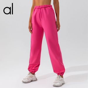 AL Align Lady Pantalon de sport décontracté pour l'exercice, la course à pied, le yoga, le fitness, les jambes larges, le jogging, l'ajustement ample, le pantalon de survêtement respirant