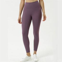 Al Align – collants de Yoga, couleur chair, taille haute, pantalons de survêtement pour femmes, respirants, sans couture, pour entraînement, Gym, Jogging, Tight3474