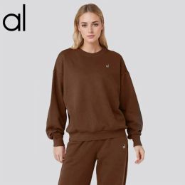 al PULL À COL ROND Femmes Hommes Sweats Chauds Logo sur la Poitrine Lâche Sweatwear Unisexe Décontracté Sweat Hauts Veste De Survêtement