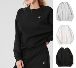 AL Fleece Veste de Yoga Slim pour Femme Fitness Automne Solide Respirant Entraînement Gym Manteau Course Sport Sweatshirts Nylon Top Logo en métal