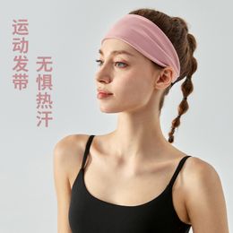 Ningbo Dashu Banda para el cabello Swineping Summer Summer Yoga Fitness Band Summer Girls Sports Running Headband 240124