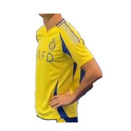 Al Nassr FC voetbalshirts Ronaldo 2024 2025 Home 24 25 Cr7 Gonzalo Martinez Talisca Ghislain Konan Vincent Aboubakar Men Top voetbal Mannen Kit Shirt 16-4xl
