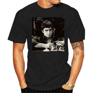 Al Pacino Tony Montana Scarface Celebriti Mannen T-shirt Tee Kleding Nieuwe 100% Katoen T-shirts Mannen Top Tee Plus Size