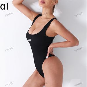 Al sexy bodysuit jumpsuit geribbelde mouwloze tanktop buik- en lichaamsvorming yoga schroefdraad sport fitness lingerie skin close bralette mariage mals breed