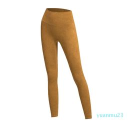 al femmes Leggings pantalons de Yoga Push Up Fitness femmes al Legging doux taille haute neuvième élastique sport poches pantalon