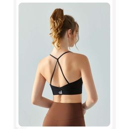 al femmes sport hauts de soutien-gorge cew cou fintness débardeur gilet d'entraînement respirant entrecroisé haut à séchage rapide femme DSB696 mode