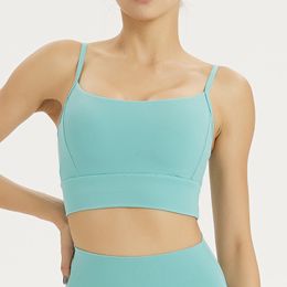 al Vrouwen Yoga Bh Tops Cew Hals Fintness Tank Vest Huidvriendelijke Workout Breathble Blackless Sneldrogende Top Vrouwelijke BR1483