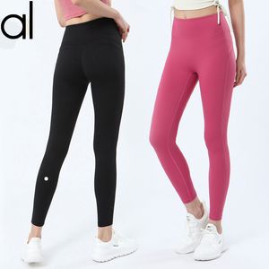 AL femmes pantalons de Yoga Push Ups Fitness Leggings doux taille haute hanche ascenseur élastique pas de T-line pantalons de sport poche Invisible pantalons de course 2309