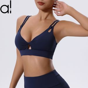 Al Yoga Bra Sous-vêtements féminins Summer Sports Bras High Elasticity Sweettops Humiture Absorption Sweet Wicking Running Fitness Dance Vest Beautiful Back Sexy Tops