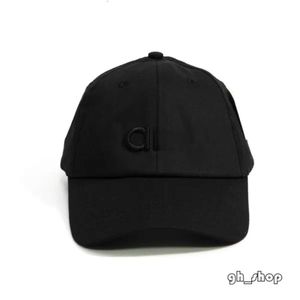 AL Yoga Cap Trucker Hats Casquette de baseball en coton brodé avec haut rigide pour homme et femme - Protection solaire décontractée - Chapeau de soleil résistant aux UV - Chapeau en langue de canard 6449