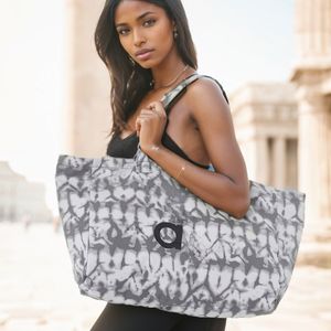 AL Yoga Shopper Tote Bags Mode Print Sport Fitness Enkele schouder Handtas Unisex Grote capaciteit Vrije tijd Uitjes Vervoeren van spullen naar het werk Canvas tassen