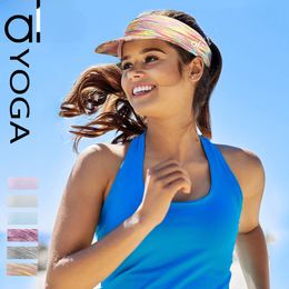Al-yoga sport zonnebrandcrème dames buiten loop tennis open top zonnescherm ademende fietsende eend tong hoed