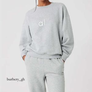 AL Yoga Trui Accol Ronde Hals Pullover Oversized Soho Sweatshirts Lente/herfst/winter Warme Sweatwear aloyoga leggings 373