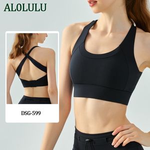 Al0lulu dames sportvest fitness running hoge elastische yoga sport beha