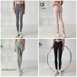 AL0LULU – Leggings taille haute pour femmes, pantalon de sport, de Yoga, de gymnastique, ZEGL IF7D
