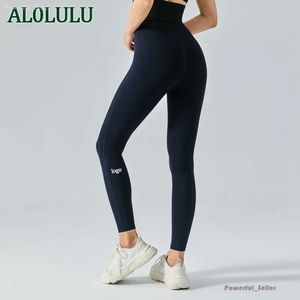 AL0LULU avec Logo Leggings taille haute femmes pantalons de Yoga de sport Leggings de gymnastique 2501