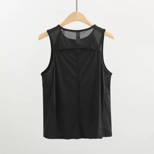 AL0lulu Avec Logo débardeurs de sport gilet femme séchage rapide sport course top de fitness vêtements d'extérieur sans manches t-shirt en maille blouse ample