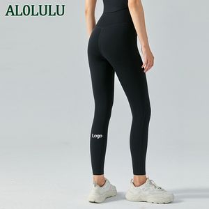 AL0LULU avec Logo femmes pantalons de Yoga de sport Leggings de gymnastique