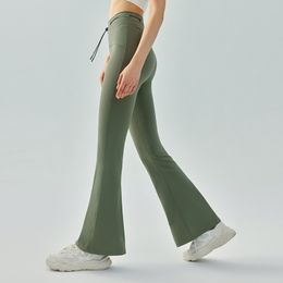 AL0LULU pantalons de yoga taille haute ascenseur de hanche leggings minces porter des pantalons de haut-parleur de fitness d'entraînement de danse