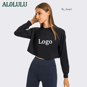 Al0lulu Yoga Tops Aloyoga Femmes Sport Haut De Course Mince À Manches Longues Ajusté Fitness Vêtements Exercice Formation T-Shirts Fille Nouvelle Mode Rose Blanc Noir Travail 291