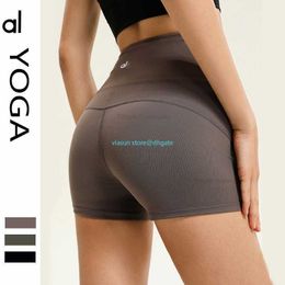 AL188 Tenues de yoga Costume Align Femmes Sports Taille haute Yoga Shorts 4 points Pantalons Running Fitness Gym Sous-vêtements Jambières d'exercices