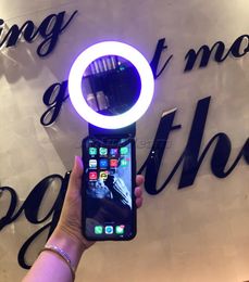 AL20RGB Lámpara de relleno LED Live Beauty Ring Lámpara de relleno Lente de teléfono móvil Selfie Lámpara de relleno con caja al por menor