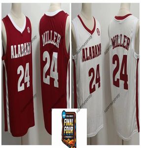 Alabama Basketball Jersey NCAA College Sexton Brandon Miller Mark Sears Noah Clowney Nimari Burnett Jaden Bradley Jahvon Quinerly Rylan Griffen Latrell