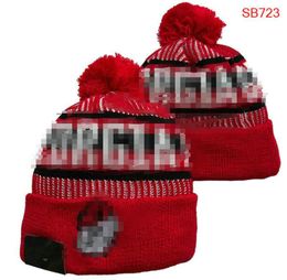Alabama Crimson Tide Beanies Bulldogs Beanie nord-américain collège équipe côté Patch hiver laine Sport tricot chapeau casquettes de crâne