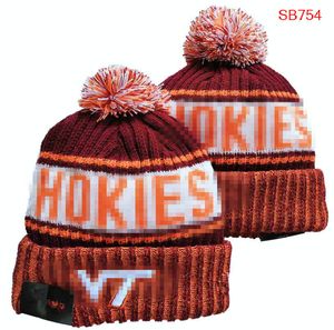 Alabama Crimson Tide Mutsen VT Tech Hokies Beanie North American College Team Side Patch Winter Wol Sport Gebreide Muts Skull Caps