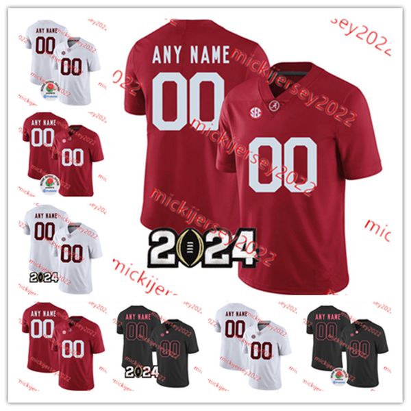 Alabama Crimson Tide Football Jersey Ian Jackson Tanner Bowles 85 Elijah Brown 23 Jahquez Robinson 70 Javion Cohen Jamil Burroughs Tim Keenan III JC LATHAM Jerseys