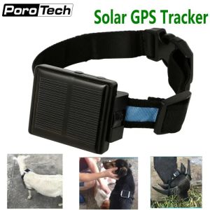 Alarme 5pcs / lot le plus petit mini-tracker GPS solaire à énergie solaire pour animaux de bétail de vache de mouton avec SOS ALAL ANIF REPLIER L'ALARME V26 / V24