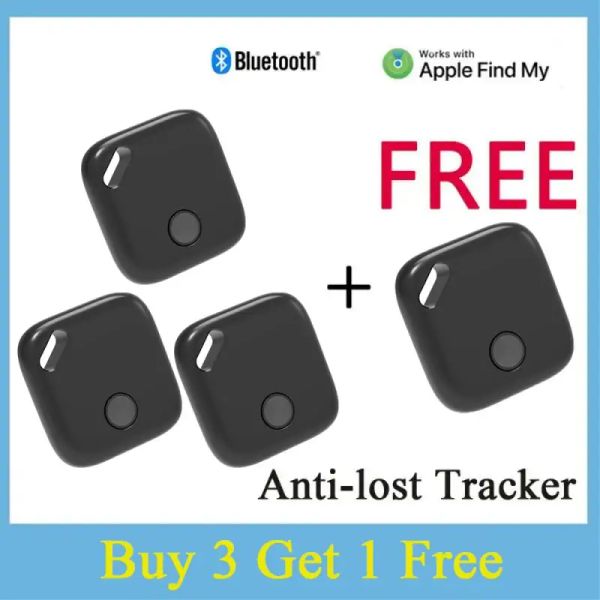 Alarma Bluetooth GPS Tracker Smart Air Tag Mini Finder de Pet Finder de mascotas Localizador de alarma de seguridad Antilost para Apple IOS Encuentra mi aplicación