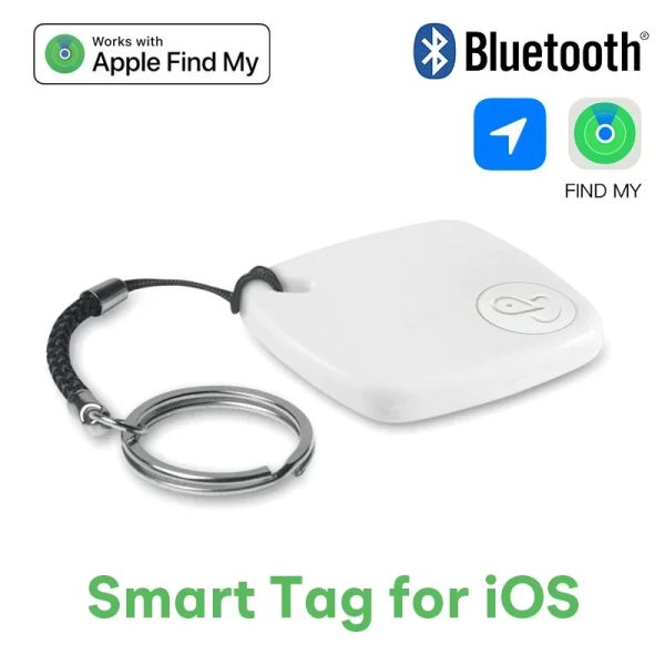 Alarme Bluetooth Smart Tag Mini GPS Tracker Locator antilost itag pour enfants âgés clés portefeuille animal de compagnie fonctionne avec Apple Fin
