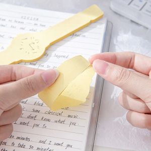 Bracelet d'alarme Bracelet Sticky Note Remarques à faire Liste de la liste de poignet Paper Forme Sticky Rappel Adhesive Tear Sticky Labels Office