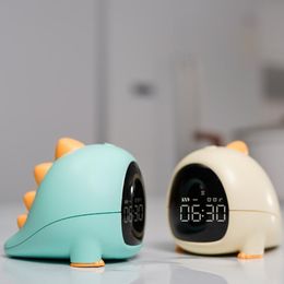 Despertadora segura herramienta educativa de diseño adorable USB Perfecto para dormitorios y salas de estudio Dinosaur Innovadores LED Niños