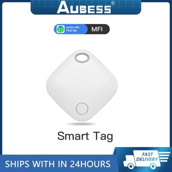 Alarme Trouver mon localisateur Smart Mini GPS Tracker Position de positionnement Apple Dispositif antiloss pour les enfants âgés Pet Car Support Apple Trouver mon