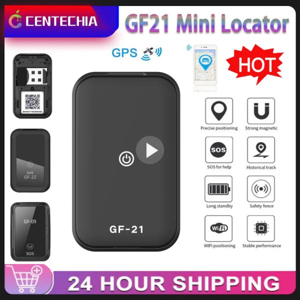 Alarme GF09 / GF21 / GF22 GPS Tracker Car Tracking Tracking Vehicle Antitheft Pets Enfants Antilost Mini Locator SIM Message Positionneur