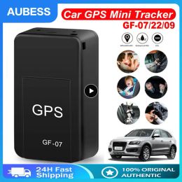 Alarm Mini GF07 GPS Car Tracker en temps réel Tracking Antitheft Antilost Tracking Locator Strong Magnetic Mount Sim Positionneur de message